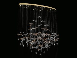 Потолочная люстра Newport Verona 8220/140 С oval gold polished М0070751