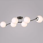 Потолочная люстра Reluce 02318-0.3-06 BK+CH