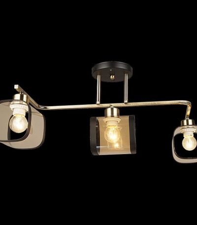 Потолочная люстра Reluce 04226-0.3-03 AB+BK