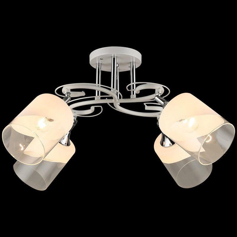 Потолочная люстра Reluce 04861-0.3-04 WT+CH Потолочная люстра Reluce 04861-0.3-04 WT+CH