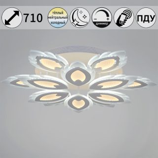 Потолочная люстра Reluce 05133-0.3-6+6 White