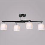 Потолочная люстра Reluce 06194-0.3-04 BK+CH