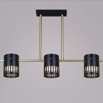 Потолочная люстра Reluce 06675-0.3-03 GD+BK GX53