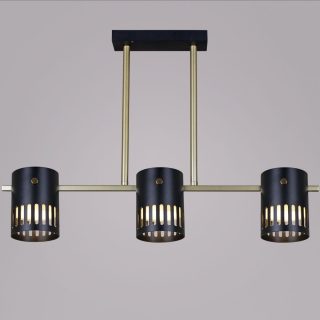 Потолочная люстра Reluce 06675-0.3-03 GD+BK GX53