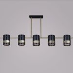 Потолочная люстра Reluce 06675-0.3-05 GD+BK GX53