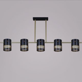 Потолочная люстра Reluce 06675-0.3-05 GD+BK GX53