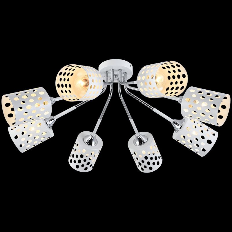 Потолочная люстра Reluce 11355-0.3-08A WH+CR Потолочная люстра Reluce 11355-0.3-08A WH+CR