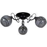 Потолочная люстра Reluce 22115-0.3-03 BK+CH
