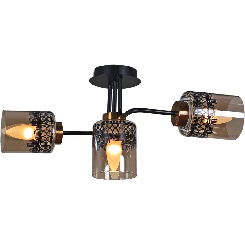 Потолочная люстра Reluce 61714-0.3-2+1 Потолочная люстра Reluce 61714-0.3-2+1