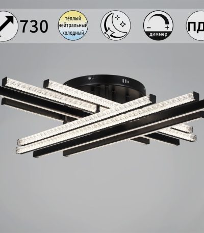 Потолочная люстра Reluce 67090-0.3-08 BK