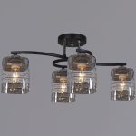 Потолочная люстра Reluce 99260-0.3-04 BK+CR