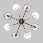 Люстра на штанге Eurosvet Ozark 60149/8 латунь Smart a064981