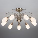 Люстра на штанге Eurosvet Ginevra 22080/9 античная бронза 00000055431