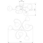 Люстра на штанге Eurosvet TULIA 30136/6 хром