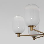 Люстра на штанге Eurosvet Loona 60161/6 латунь a065611