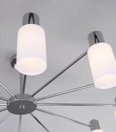 Люстра на штанге Eurosvet Vegga 70160/12 хром Smart a057112