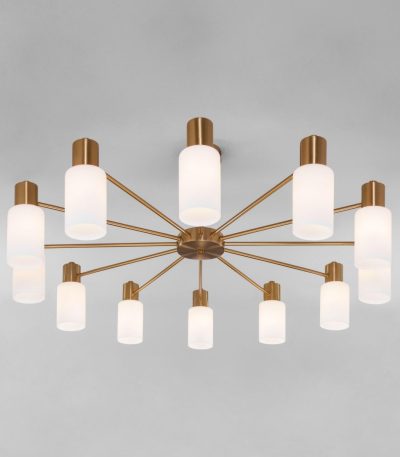 Люстра на штанге Eurosvet Vegga 70160/12 латунь Smart a057111