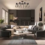 Потолочная люстра Eurosvet Trappola 70107/5 черный