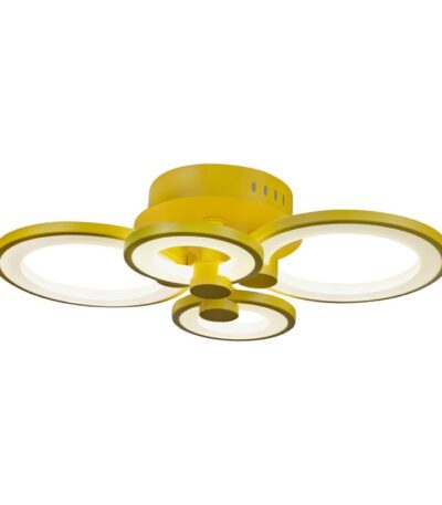 Потолочная светодиодная люстра iLedex Ring A001/4 Yellow
