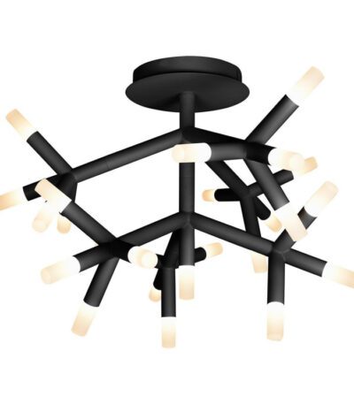 Потолочная светодиодная люстра iLedex Savage FS-017-X25 BK