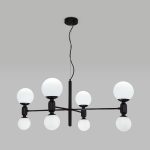 Подвесная люстра Eurosvet Bubble 30182/8 черный Smart a063212