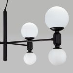 Подвесная люстра Eurosvet Bubble 30182/8 черный Smart a063212