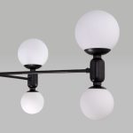 Подвесная люстра Eurosvet Bubble 30182/8 черный Smart a063212