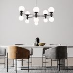 Подвесная люстра Eurosvet Bubble 30182 черный a063215