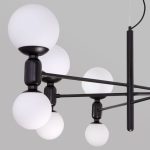 Подвесная люстра Eurosvet Bubble 30182 черный a063215
