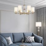 Подвесная люстра Eurosvet Caprera 60146/6 латунь Smart a063858