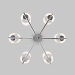 Подвесная люстра Eurosvet 60146/6 никель Smart a063868