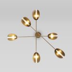 Потолочная люстра Eurosvet Grazia 70148/6 золото Smart a062038