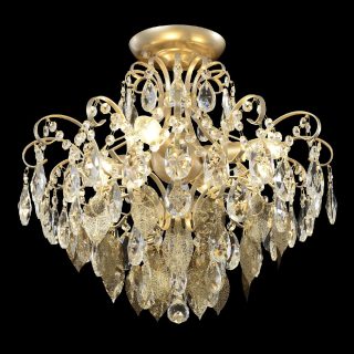 Потолочный светильник Crystal Lux ESMIRALDA PL4 GOLD