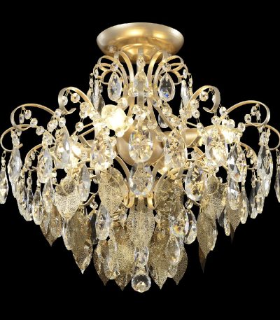 Потолочный светильник Crystal Lux ESMIRALDA PL4 GOLD