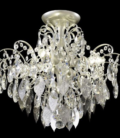 Потолочный светильник Crystal Lux ESMIRALDA PL4 SILVER