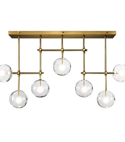 Потолочный светильник Delight Collection Globe Mobile KG0835P-7A brass