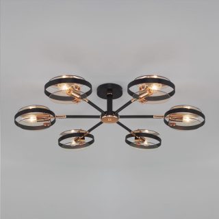 Потолочный светильник Eurosvet Gallo 70121/6 черный