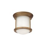 Потолочный светильник Hinkley Hadrian QN-HADRIAN-MINI-F-BR-OPAL