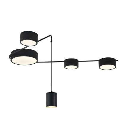 Потолочный светильник Indigo Modulo 14028/5С Black V000161L