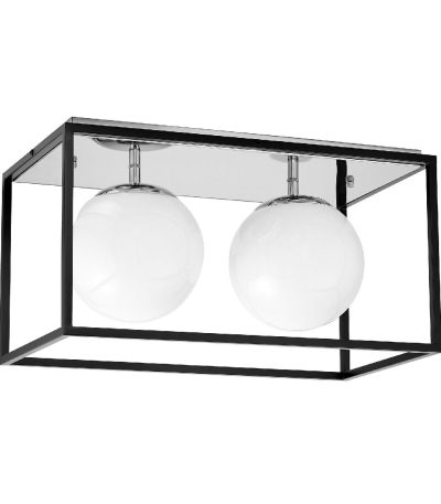 Потолочный светильник Lumina Deco Maldini LDC 8060-2 CHR+BK