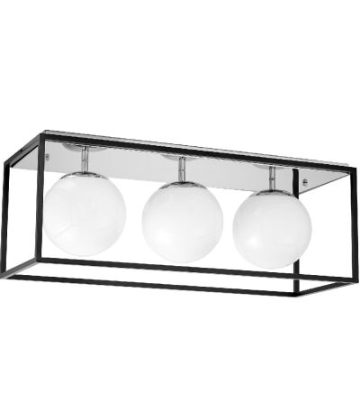 Потолочный светильник Lumina Deco Maldini LDC 8060-3 CHR+BK
