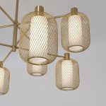 Люстра на штанге Eurosvet Voile 30192/8 золото a069159