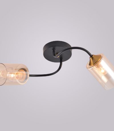 Потолочный светильник Reluce 01608-0.3-02 BK+BRASS