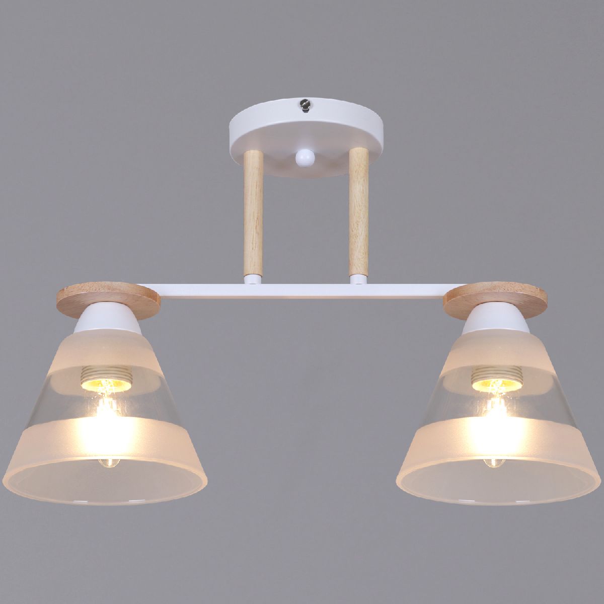 Потолочный светильник Reluce 01630-0.3-02 WH+WOOD Потолочный светильник Reluce 01630-0.3-02 WH+WOOD