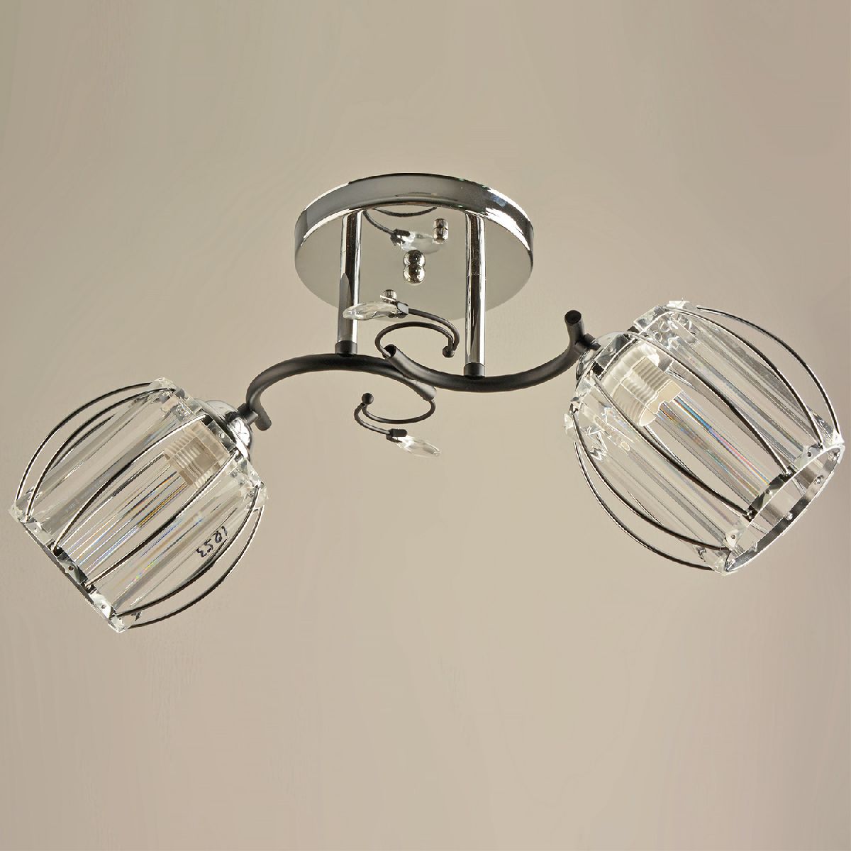 Потолочный светильник Reluce 04631-0.3-02 CR+BK Потолочный светильник Reluce 04631-0.3-02 CR+BK