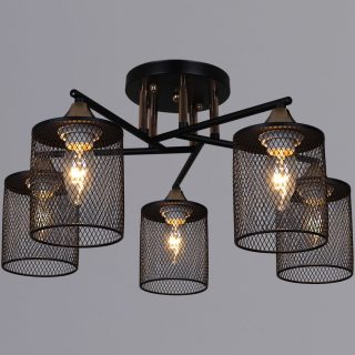 Потолочный светильник Reluce 91360-0.3-05 BK+FG