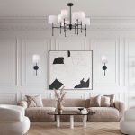 Люстра на штанге Eurosvet Notturno 60162/8 черный Smart a065663