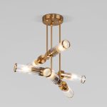 Потолочная люстра Eurosvet Oriens 60166/6 латунь Smart a068071