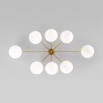 Потолочная люстра Eurosvet Opaline 70220/8 латунь Smart a065768