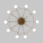 Люстра на штанге Eurosvet Ragno 90031/10 LED золото a069303